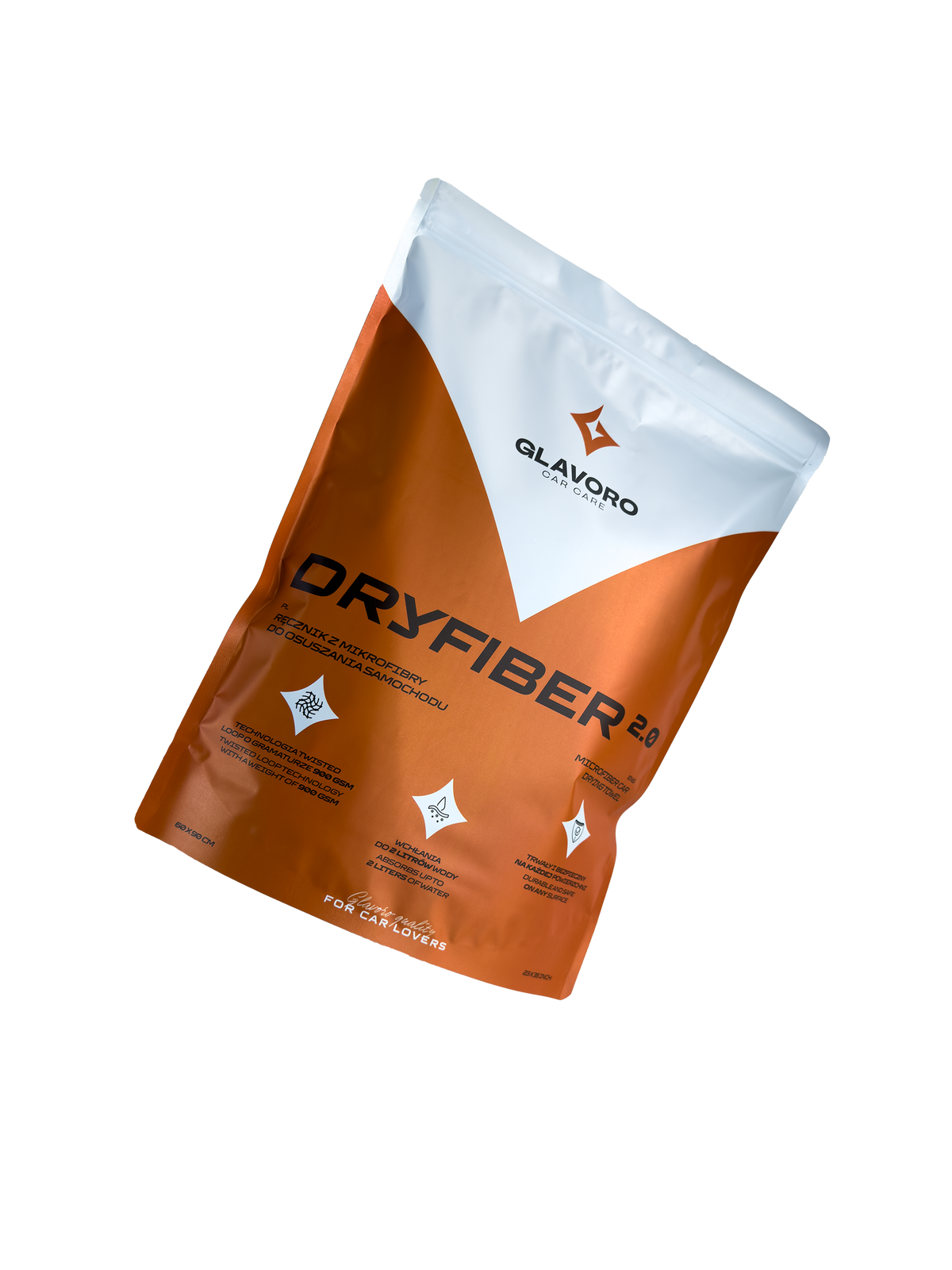 DUŻA Mikrofibra do osuszania samochodu Glavoro Dryfiber 2.0