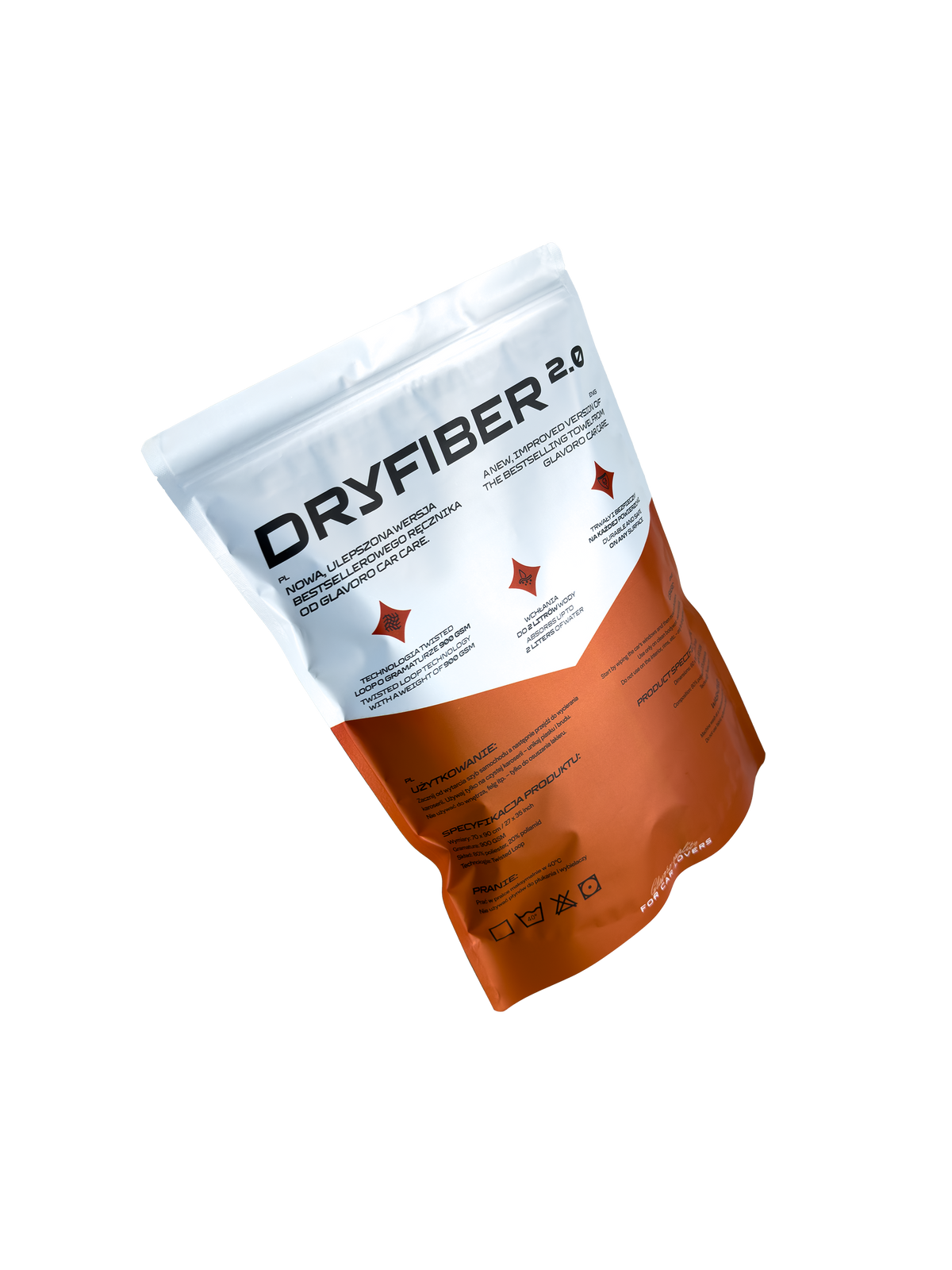 DUŻA Mikrofibra do osuszania samochodu Glavoro Dryfiber 2.0
